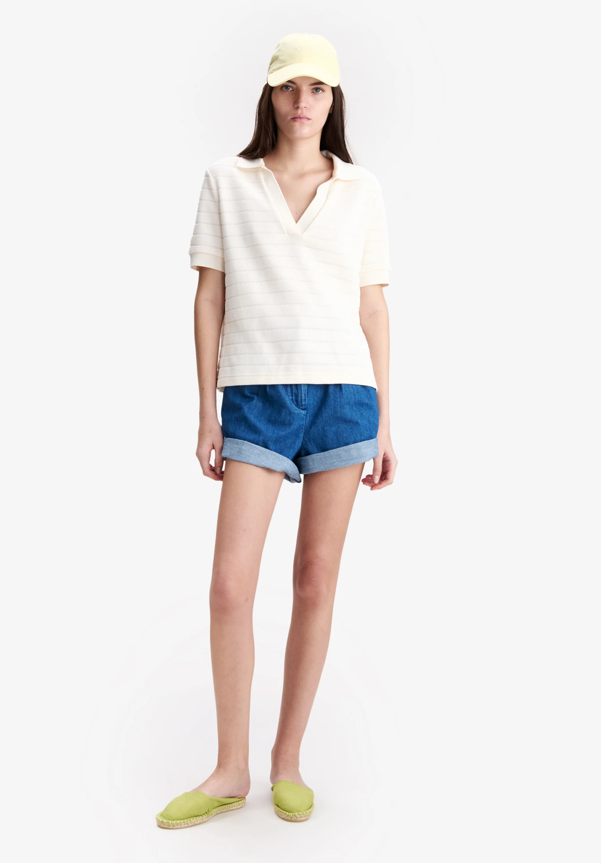 Livia Cropped Polo Shirt