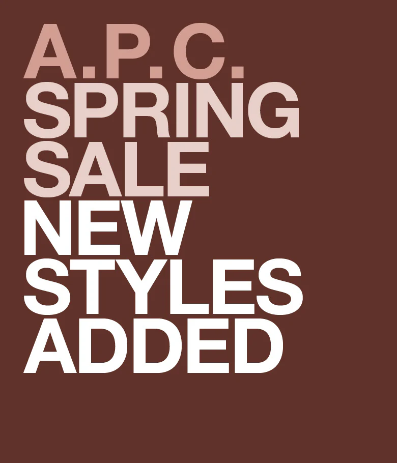 A.P.C. NEWSTYLEADDED SOLDESETE26 US HPMOBILE 1